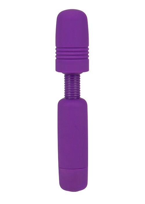 Фиолетовый мини-вибратор POWER TIP JR MASSAGE WAND