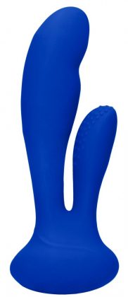 Синий вибратор G-Spot and Clitoral Vibrator Flair - 17,5 см.