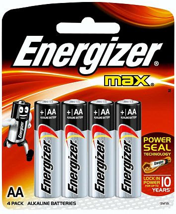 Батарейки Energizer MAX E91/AA 1,5V - 4 шт.