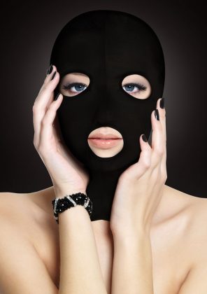 Черная маска Subversion Mask с прорезями для глаз и рта