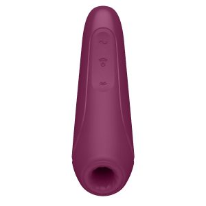 Бордовый вакуум-волновой стимулятор Satisfyer Curvy 1+