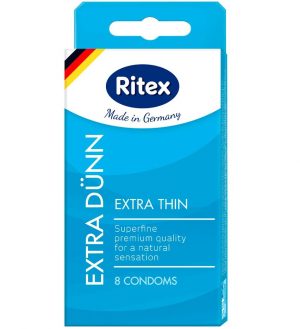 Ультратонкие презервативы RITEX EXTRA DUNN - 8 шт.