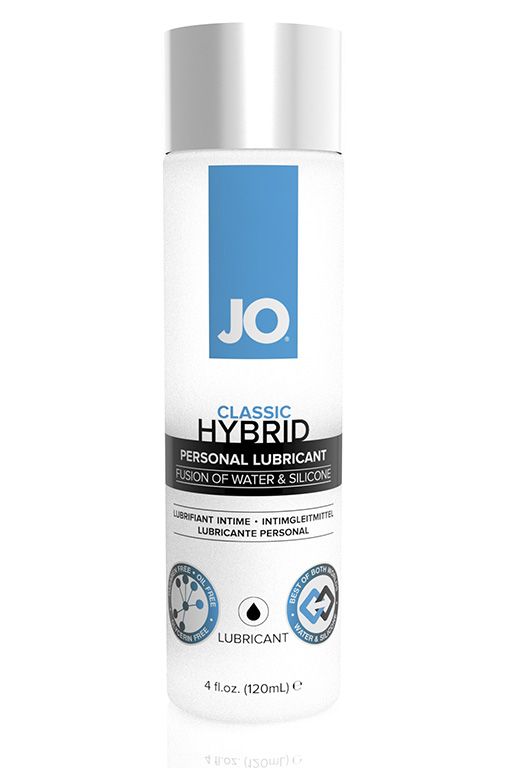 Водно-силиконовый лубрикант JO CLASSIC HYBRID - 120 мл.