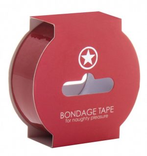 Красная лента Non Sticky Bondage Tape - 17,5 м.