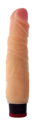 Телесный вибратор-реалистик REALSTUFF 7INCH VIBRATOR - 18,5 см.