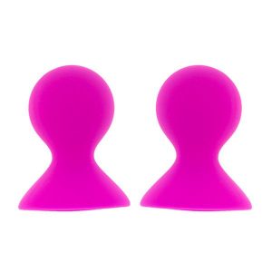 Ярко-розовые помпы для сосков LIT-UP NIPPLE SUCKERS LARGE PINK