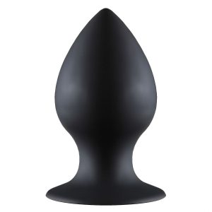 Чёрная анальная пробка Thick Anal Plug Large - 11,5 см.