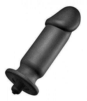 Анальный вибратор XL Silicone Vibrating Anal Plug - 19,5 см.