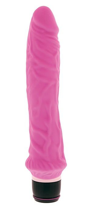 Розовый вибратор-реалистик PURRFECT SILICONE CLASSIC 8.5INCH PINK - 21,5 см.