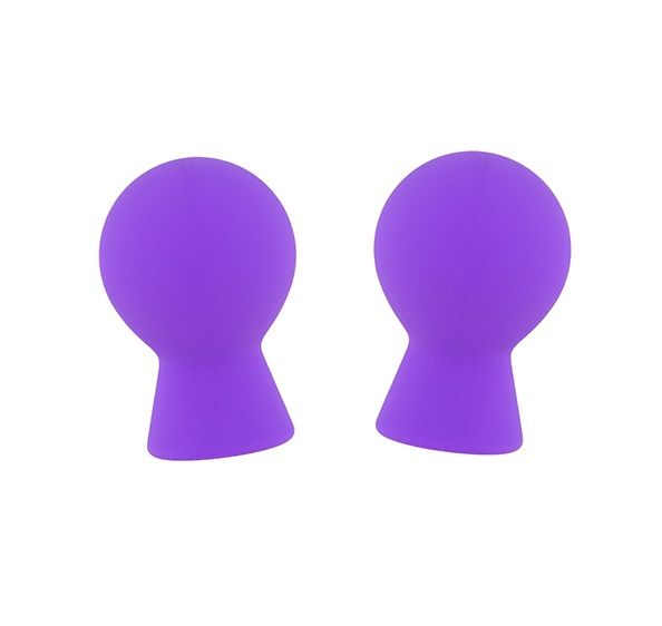 Фиолетовые присоски для груди LIT-UP NIPPLE SUCKERS SMALL PURPLE