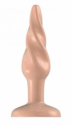 Телесная анальная пробка Butt Plug Rounded 3 Inch - 7,6 см.