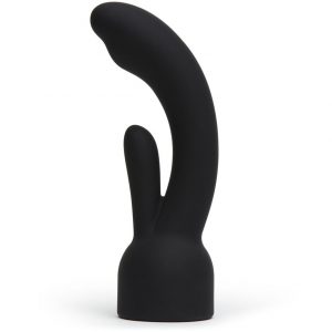 Черная насадка на вибратор Doxy - Rabbit Vibrator Doxy Attachment