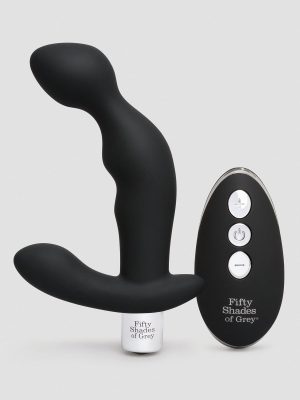 Черный вибромассажер простаты Relentless Vibrations Remote Prostate Vibrator - 15,2 см.