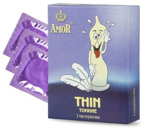 Супертонкие презервативы AMOR Thin 