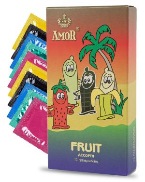 Ароматизированные презервативы AMOR Fruit 