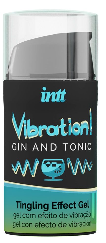 Жидкий интимный гель с эффектом вибрации Vibration! Gin & Tonic - 15 мл.